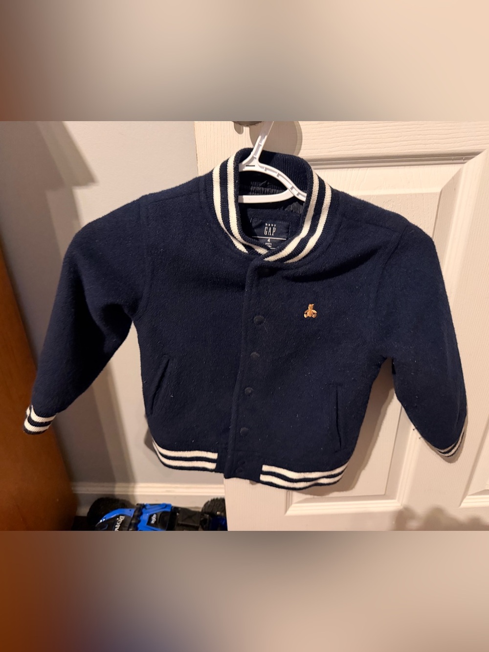 GAP Varsity Style Navy Jacket